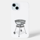Zilveren houtskool barbecue grill Case-Mate iPhone case (Achterkant)