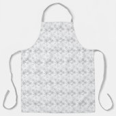 Zilveren kerst Sparkly Snowflakes Schort (Voorkant)