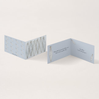  zilveren kerstbal kaart