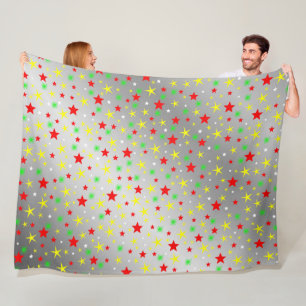 zilveren kerstpapier, winter+patte, kwiek+xmas; fleece deken