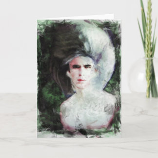 Zilveren Koningin Feestdagen Kaart