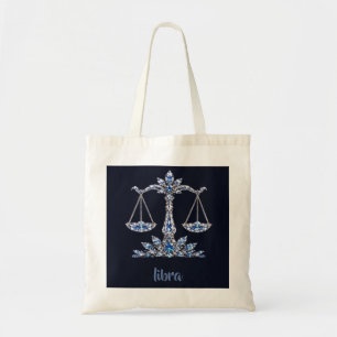 Zilveren Kristal Weegschaal Luxe Collectie Tote Bag