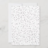 Zilveren Liefdeshartjes Confetti Kalender Bewaar d Save The Date (Achterkant)