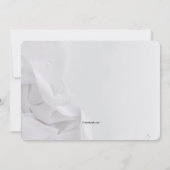 Zilveren lijst foto religieuze uitnodiging (Achterkant)