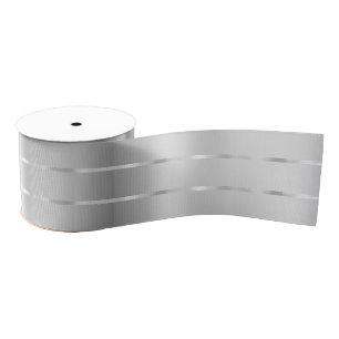 Zilveren linten strik bruidsdouche