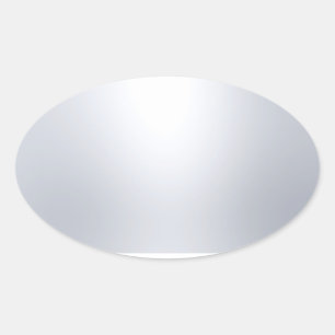 Zilveren Look Lege Sjabloon Elegante Glamour Trend Ovale Sticker