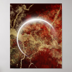 Zilveren Maan Poster