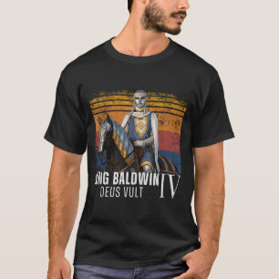 Zilveren Masker Koning Baldwin Iv Gouden Masker Mi T-shirt