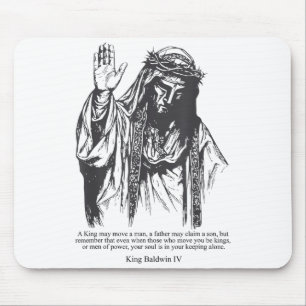Zilveren Masker Koning Baldwin Iv Meme De Lepra Ko Muismat