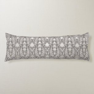 Zilveren Modern Body Pillow Lichaamskussen