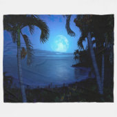 zilveren nacht fleece deken (Voorkant (Horizontaal))