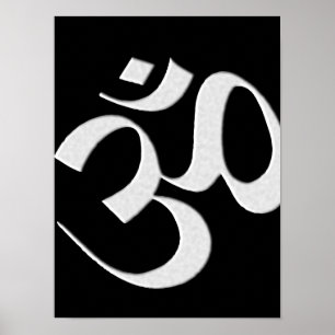 Zilveren Om Poster