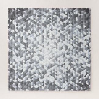 Zilveren pailletten: Glinsterende Mozaïek Achtergr Legpuzzel