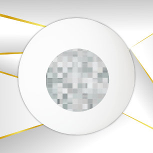 Zilveren Pixel Art   Drie sterren Pingpongballen