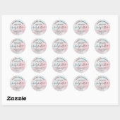Zilveren Ronde Sticker (Vel)