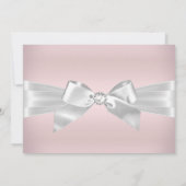 Zilveren Roze Diamanten Boog Tiara Quinceanera Uit Kaart (Achterkant)