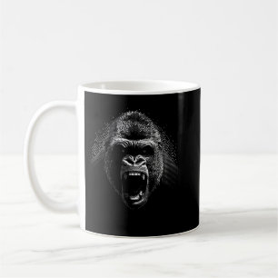 Zilveren rug Gorilla Chimpansee Aap Primate Port Koffiemok