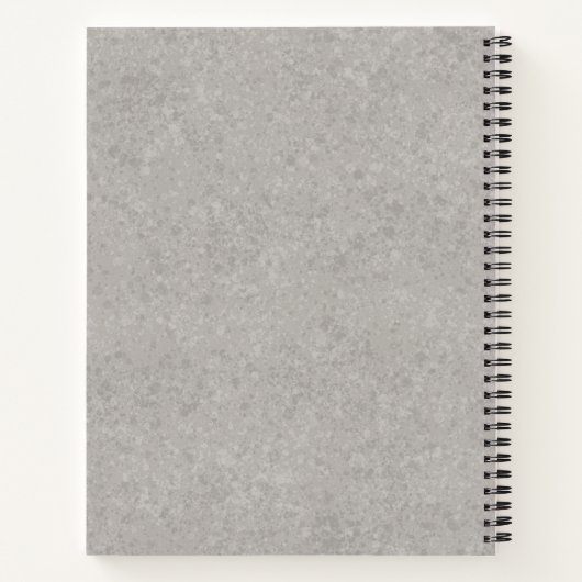 Zilveren Sable Duitse Herder Hond en aangepaste te Notitieboek (Achterkant)