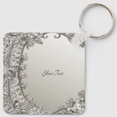 Zilveren Sleutelhanger (Achterkant)