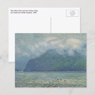 Zilveren sluier en Gouden Poort door Childe Hassam Briefkaart