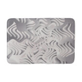zilveren sneeuwvlok badmat (Voorkant)