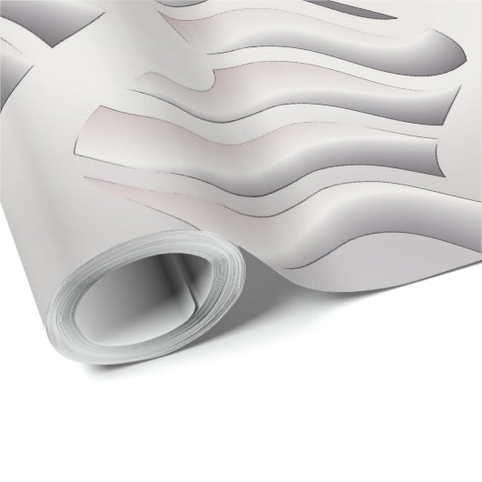 zilveren sneeuwvlok cadeaupapier (Rol Hoek)