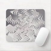 zilveren sneeuwvlok muismat (Met muis)