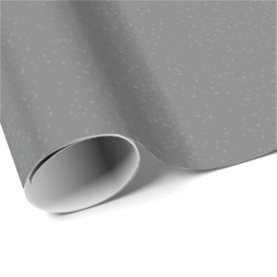 Zilveren Stardust Confetti Cadeaupapier