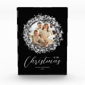 Zilveren Sterren Custom Familie Fotoblokken (Voorkant)