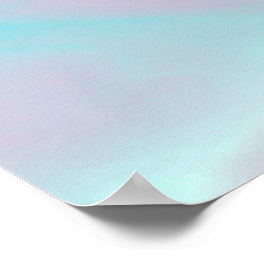 Zilveren stijl RN Caduceus Medisch Moederparel Poster (Hoek)