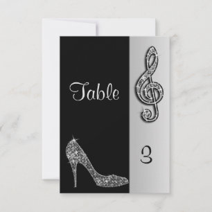 Zilveren Stiletto & Drieklank Kaart