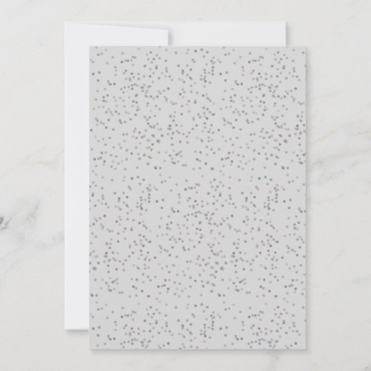 Zilveren Stofdoop Sterrendop Kaart (Achterkant)