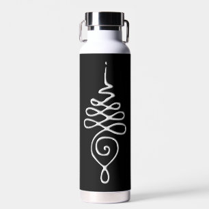 Zilveren Unalome  Waterfles