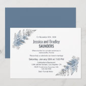 Zilveren Varentrouwreceptie Kaart (Voorkant / Achterkant)