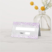 Zilveren violet glitter bruiloft (Voorkant)