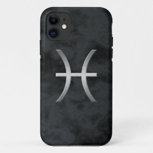 zilveren vissen - rook iPhone 11 hoesje