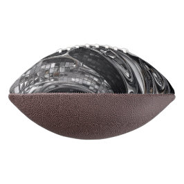 Zilveren Vloeibare Chroom Mozaïek American Football