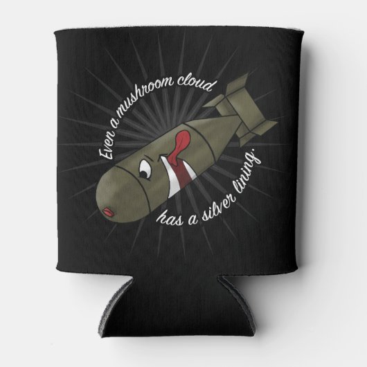 Zilveren voering koelbox blikjeskoeler (Voorkant)