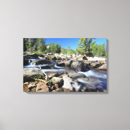 Zilveren vork van de Amerikaanse rivier, Canvas