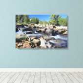 Zilveren vork van de Amerikaanse rivier, Canvas (Insitu (Houten vloer))