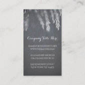 Zilveren  Willow Tree Branch String Light Visitekaartje (Achterkant)