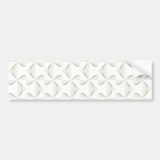 Zilveren Windmolentjes Bumpersticker (Voorkant)