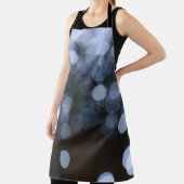 Zilveren, witte bokeh nacht achtergrond. schort (Insitu)