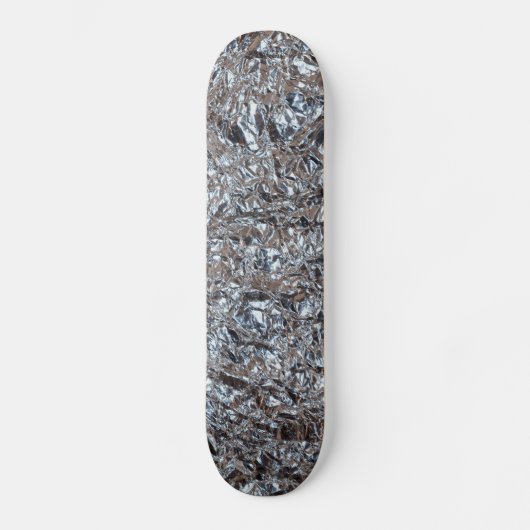 zilverfolie skateboard (Voorkant)