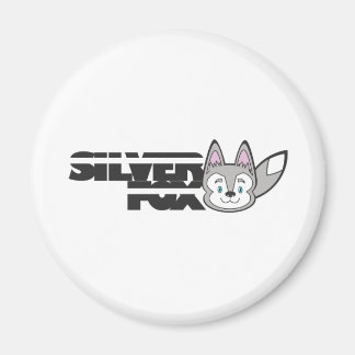 Zilverfox logo magneet