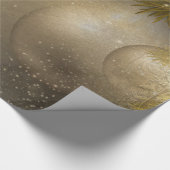 Zilvergouden ornamenten cadeaupapier (Hoek)