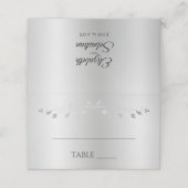 Zilvergradiënt en  Vlaamse legante bruiloft (Buitenkant ongevouwen)