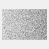 Zilvergrijze lichtglitter inpakpapier vel (Voorkant 3)