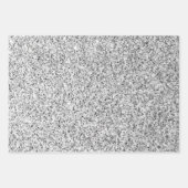 Zilvergrijze lichtglitter inpakpapier vel (Voorkant)