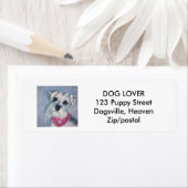 ZILVERGRIJZE SCHNAUZER ETIKET (Insitu)